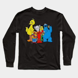 Kaws bintang 7 Long Sleeve T-Shirt